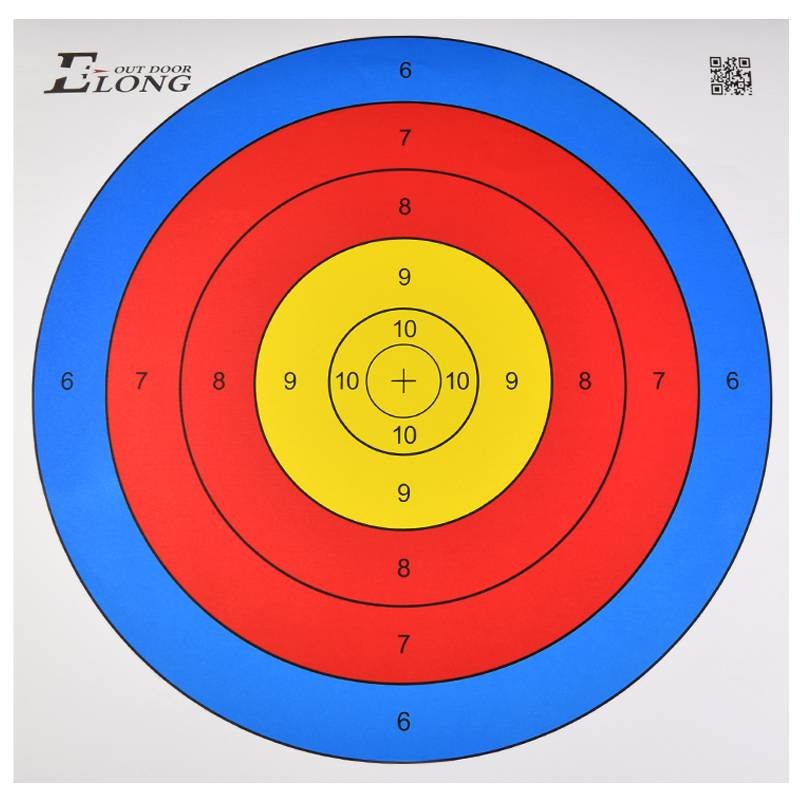 43*43cm Target Shooting Paper Arrow Target Face for Archery Practice