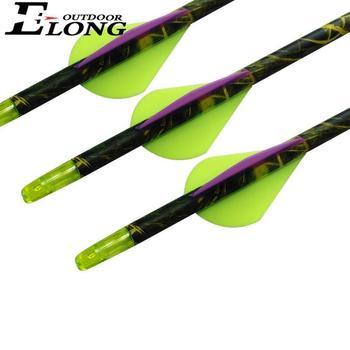 Best Carbon Hunting Arrows With Camo Shaft 30 Inch Pure Carbon Arrows For Recurve Bow