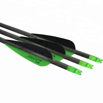 Vanes Green and Black Color China Compound Bow Archery Targets Hunting Bow and Arrow
