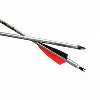 30 inch Archery Silver Shaft 3" Shield Vane for Compound Recurve Bow 2117 Aluminum Arrows
