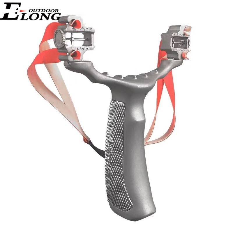 Best Slingshot Adjustable Steel Slingshot With Quality Rubber Bands For Hunting or Target Practice