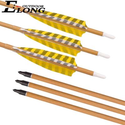 500 Spine Traditional Carbon Arrows with Camo Wood Grain For Hunting
