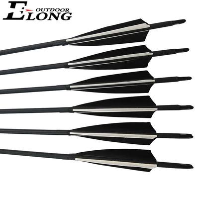 Turkey Fletching Cheap Mixed Carbon Arrows With 100 Grain Screw Tips For Archery Recurve